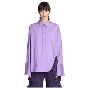 The Attico Diana Shirt in Purple